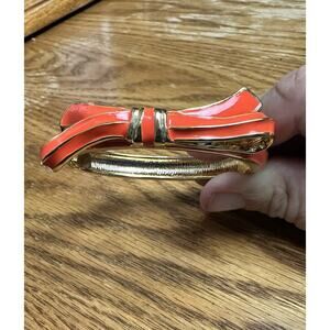Sequin Nordstrom Multicolor Gold Tone Statement Enamel Bangle Bracelet #185